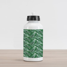 Watercolor Jungle Aluminum Water Bottle