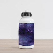 Sky Space Stars Gloomy Aluminum Water Bottle