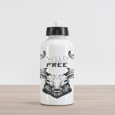 Deer Wild Free Aluminum Water Bottle