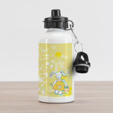 Toy Bunny Basket Aluminum Water Bottle