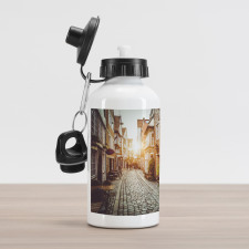 Scenes from Europe Vintage Aluminum Water Bottle