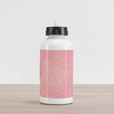 Floral Abstract Artwork Aluminum Water Bottle