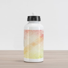 Vibrant Grunge Abstract Aluminum Water Bottle