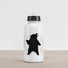 Sketch Art Tribal Aluminum Water Bottle