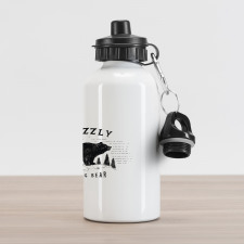 Strong Wild Animal Forest Aluminum Water Bottle