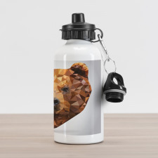 Geometric Modern Portrait Aluminum Water Bottle