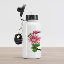 Gerbera Blossom G Font Aluminum Water Bottle