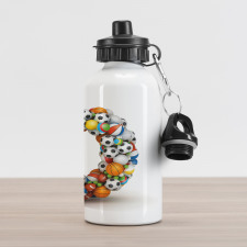 Sports Inspired Style Aluminum Water Bottle