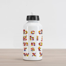 Blooming Nature Flowers Aluminum Water Bottle