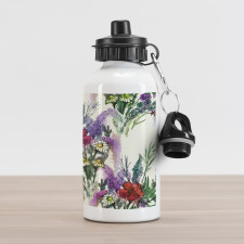 Floral Bouquet Aluminum Water Bottle