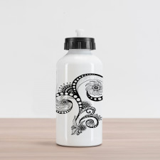 Body Art Doodle Aluminum Water Bottle