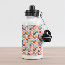 Doodle Rainbow Style Aluminum Water Bottle