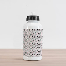 Circlular Doodles Aluminum Water Bottle