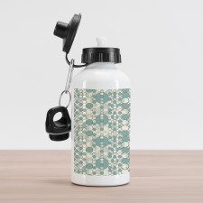 Pale Toned Lattice Aluminum Water Bottle