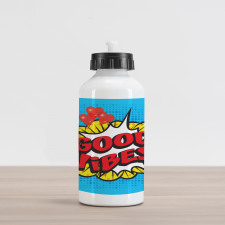 Pop Speech Bubble Aluminum Water Bottle