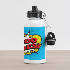 Pop Speech Bubble Aluminum Water Bottle