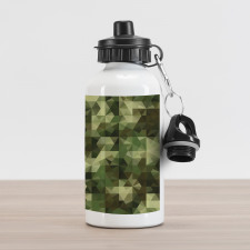 Abstract Camo Pattern Aluminum Water Bottle