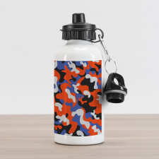 Abstract Paint Splashes Aluminum Water Bottle