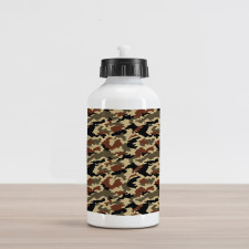 Pixel Art Abstract Aluminum Water Bottle