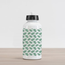 Watercolor Tropical Palm Aluminum Water Bottle