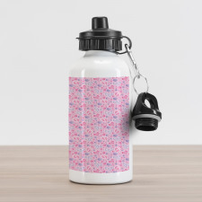 Bows and Buttons Ribbon Aluminum Water Bottle