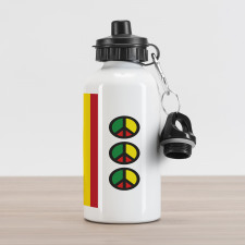 Minimalist Rastaman Aluminum Water Bottle