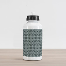 Rectangle Motifs Aluminum Water Bottle