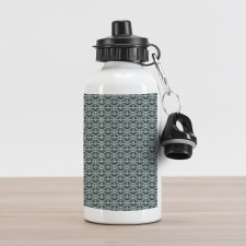 Rectangle Motifs Aluminum Water Bottle