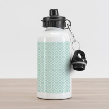 Mosaic Floral Detail Aluminum Water Bottle