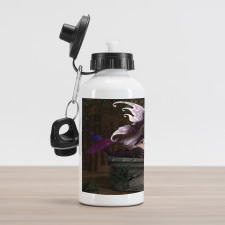 Mythical Creature Forest Aluminum Water Bottle