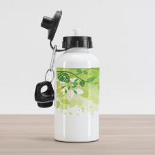 Leaves Fantasy Flora Aluminum Water Bottle