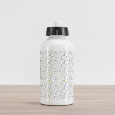 Cosmos Themed Doodle Aluminum Water Bottle