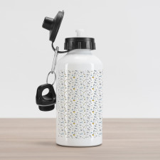 Cosmos Themed Doodle Aluminum Water Bottle