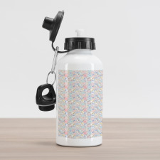 Pastel Different Rocks Aluminum Water Bottle