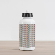 Geometric Crystals Aluminum Water Bottle