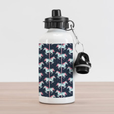 Carousel Horses Children Aluminum Water Bottle