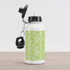 Spring Daisy Aluminum Water Bottle