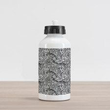 Shapes and Dots Aluminum Water Bottle