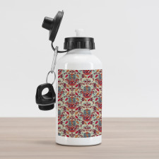 Colorful Motifs Aluminum Water Bottle