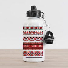 Ukrainian Accents Aluminum Water Bottle