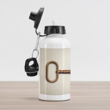 Key to Knowledge Theme Aluminum Water Bottle