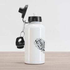 Heart Shape Aluminum Water Bottle