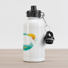 Tropic Paradise Summer Aluminum Water Bottle