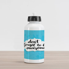 Be Words Aluminum Water Bottle