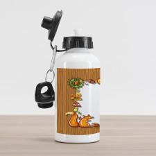 Rustic Animal Fun Aluminum Water Bottle