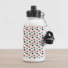 Retro Space Design Aluminum Water Bottle