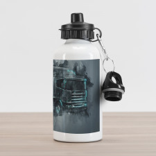 Cargo Delivery Theme Aluminum Water Bottle