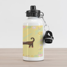 Colorful Dog Design Aluminum Water Bottle