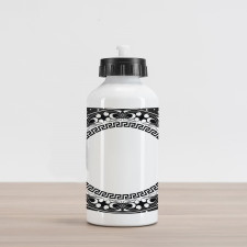 Spirals Swirls Circle Aluminum Water Bottle