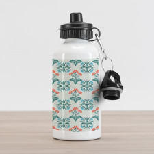 Abstract Spring Motifs Aluminum Water Bottle